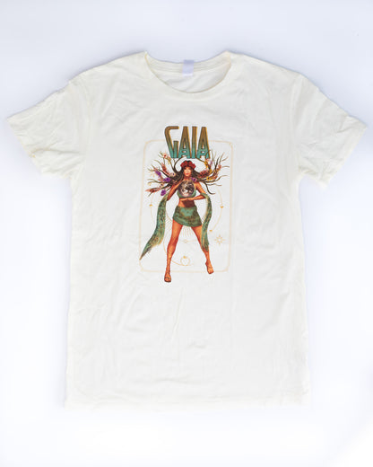 White Gaia Vintage Tee