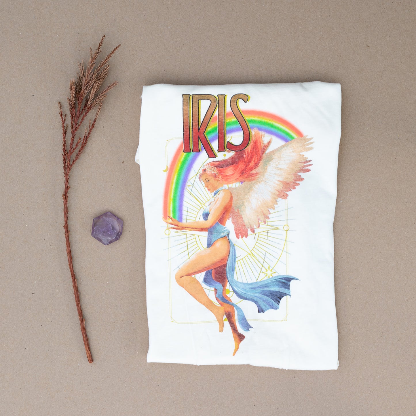 White Iris Vintage T-Shirt